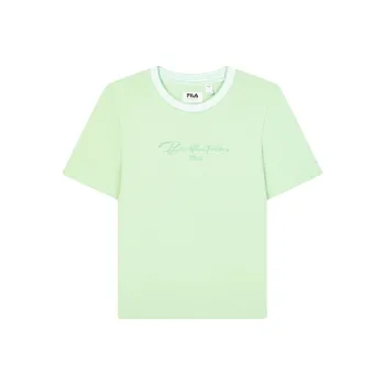 FILA T Shirt Women's Light Aqua Seaweed Green