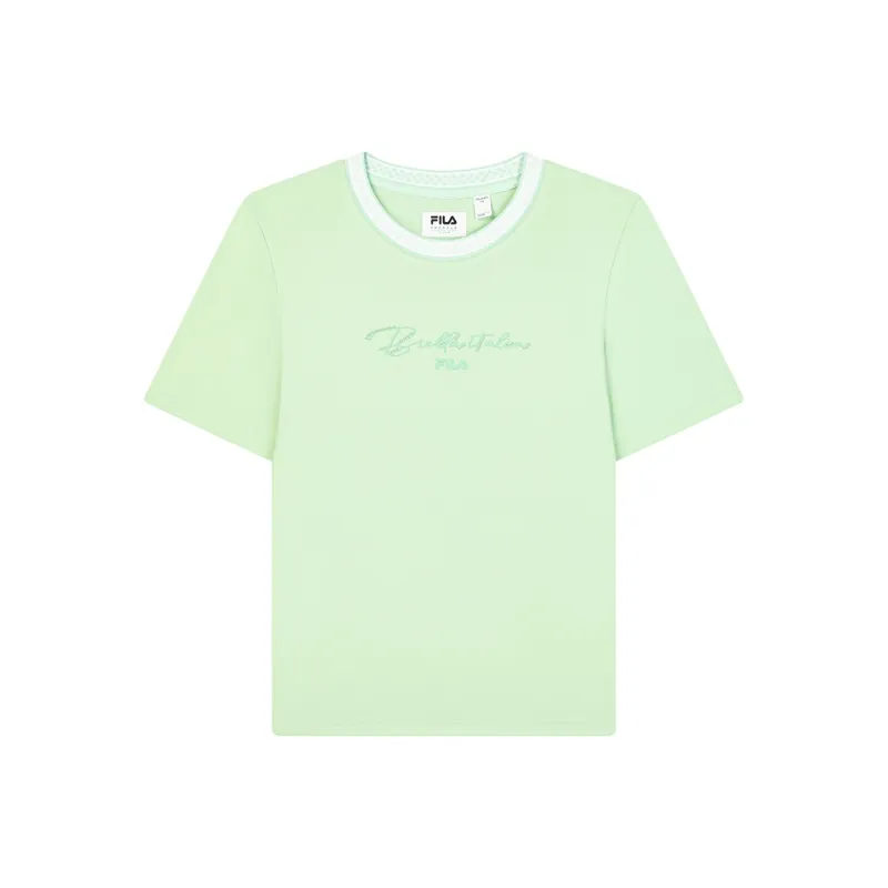FILA T-Shirt Women's Light Aqua Seaweed Green-0