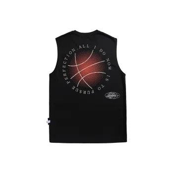LUSHISI Basketball Jerseys Unisex Black