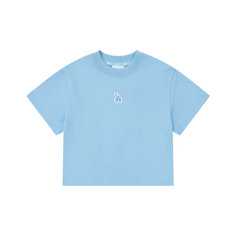 MLB Los Angeles Dodgers T Shirts Women's Light Blue-0