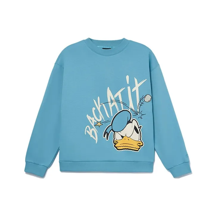 LiNing Sweatshirt Women's Ivory Blue-0