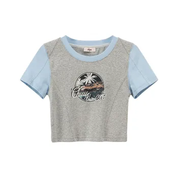 CHUU T Shirt Women's Light Heather Gray