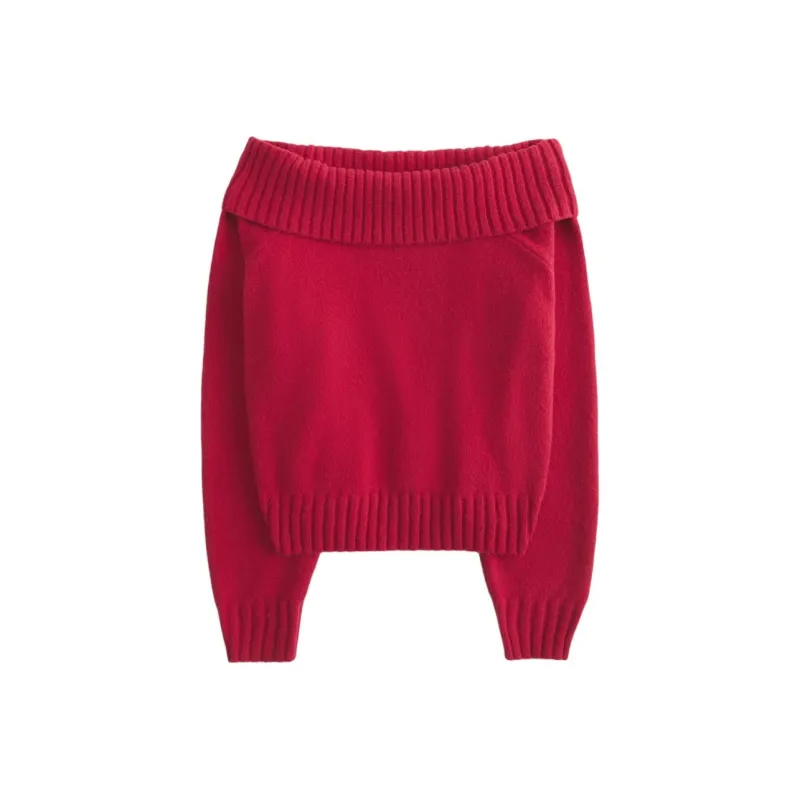 Hollister Sweaters Women's Red-0