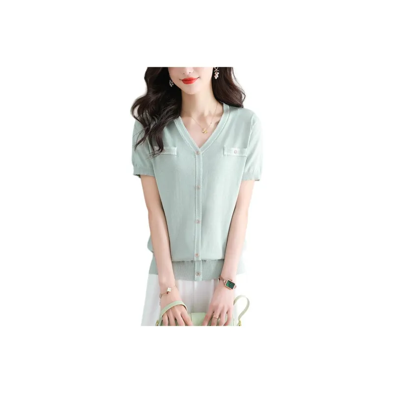 Korean Style Regular T Shirt Women's-0