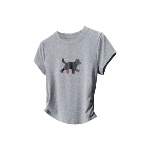 TOUCH T Shirts Women's Gray