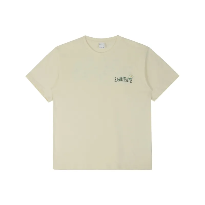 Wen Shan T Shirt Unisex Cream Apricot-0