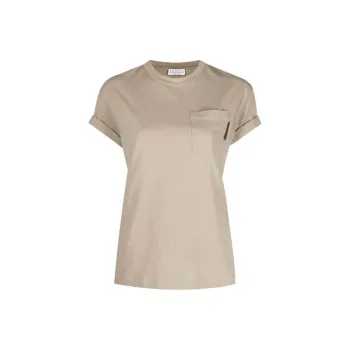 Brunello Cucinelli T Shirt Women's Taupe