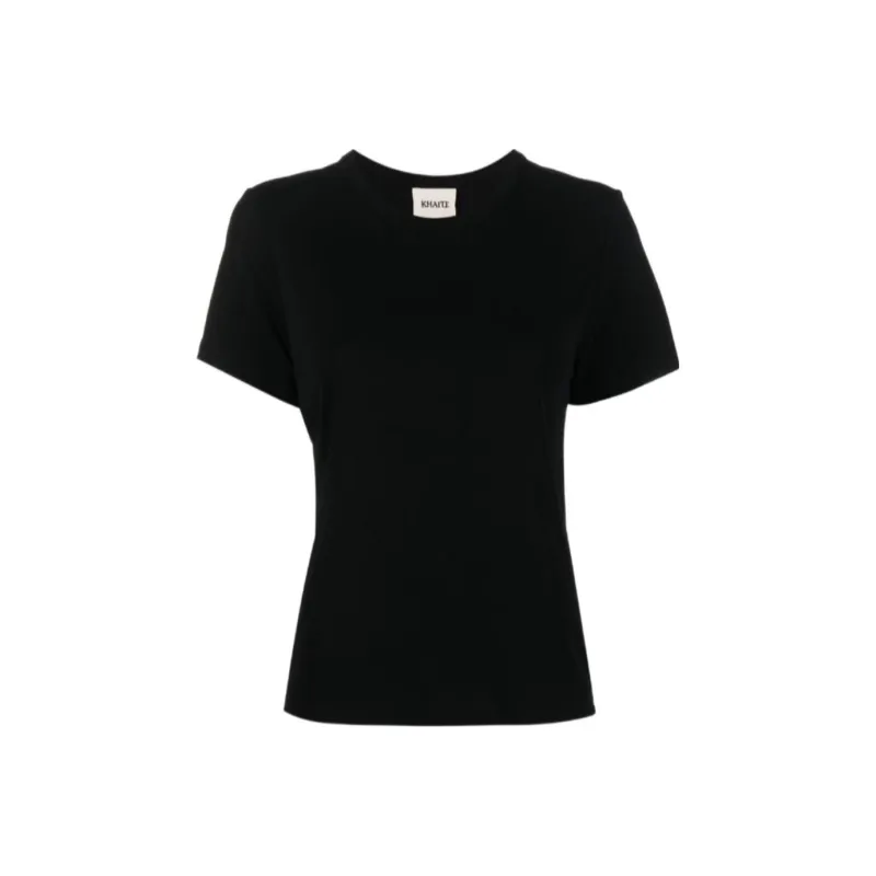 KHAITE The Emmylou Crewneck T Shirt-0