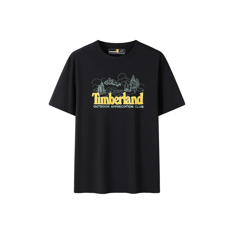Timberland T Shirt Men's 001 Black-0