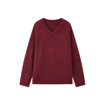 EICHITOO Knitwear Women's Dark Red