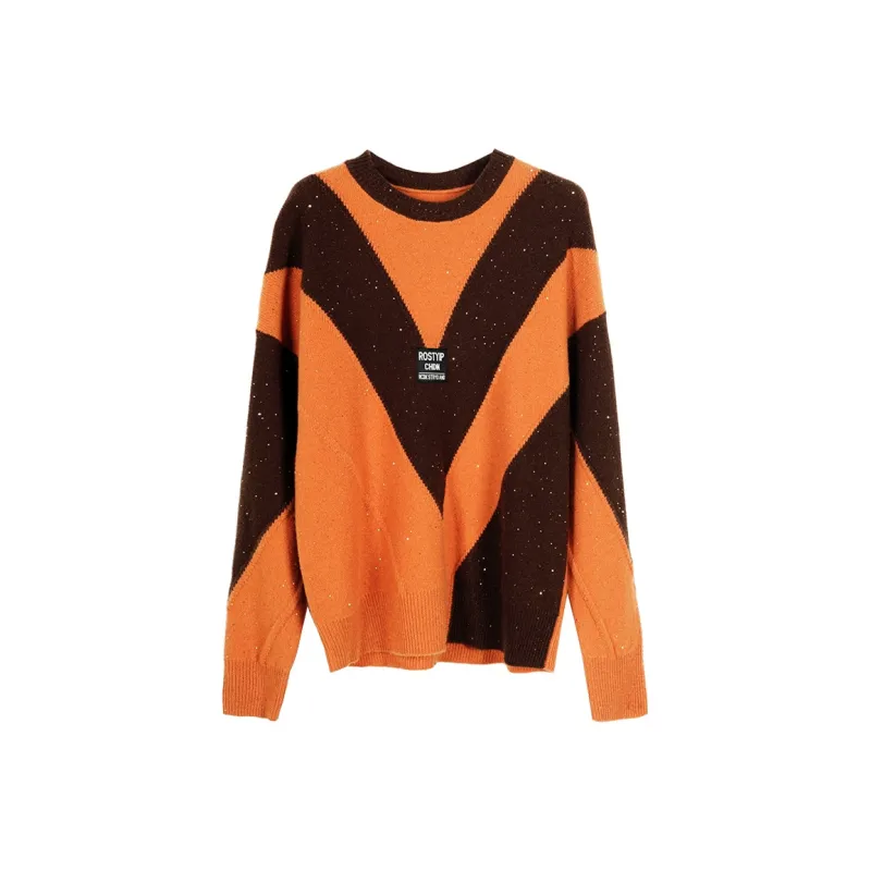 MISSSHINE Sweater Women's Orange-0
