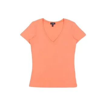 ARMANI JEANS T Shirts Women's Light Orange