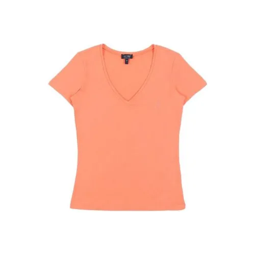 ARMANI JEANS T-Shirts Women's Light Orange