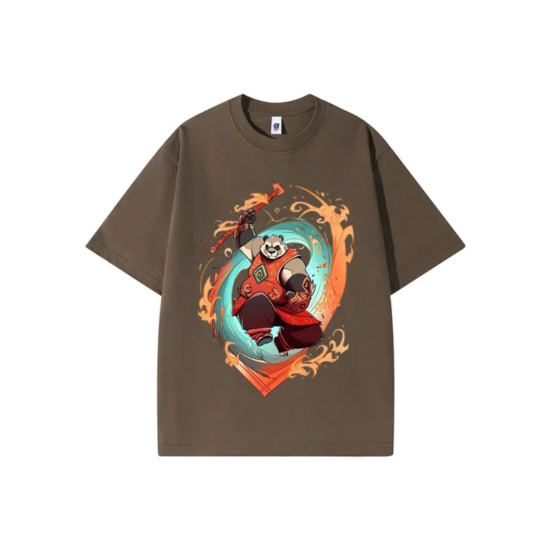 PANDA BASE Short Sleeved T Shirts Women's Solid Color-8