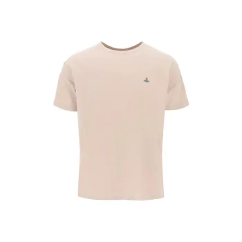 Vivienne Westwood Logo Embroidered Crewneck T Shirt