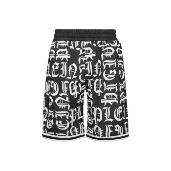 PHILIPP PLEIN Logo print Shorts