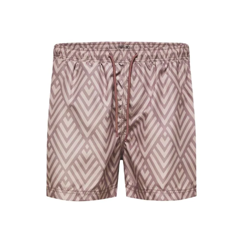 SELECTED Casual Shorts Men's Rose Red-0