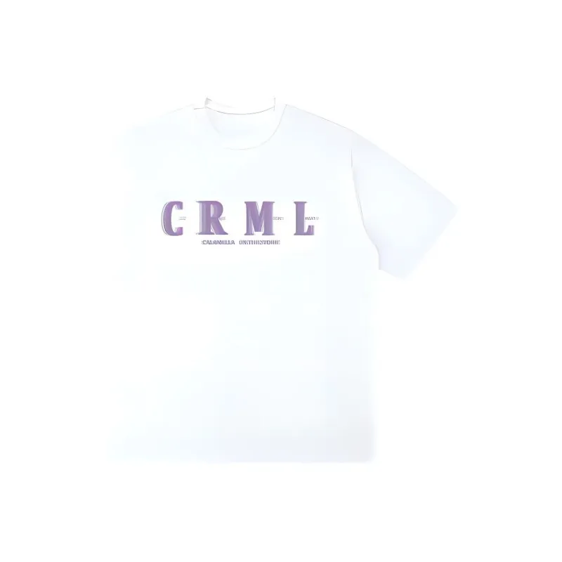 Caramella Drop Shoulder Sleeve T Shirt Unisex White-0