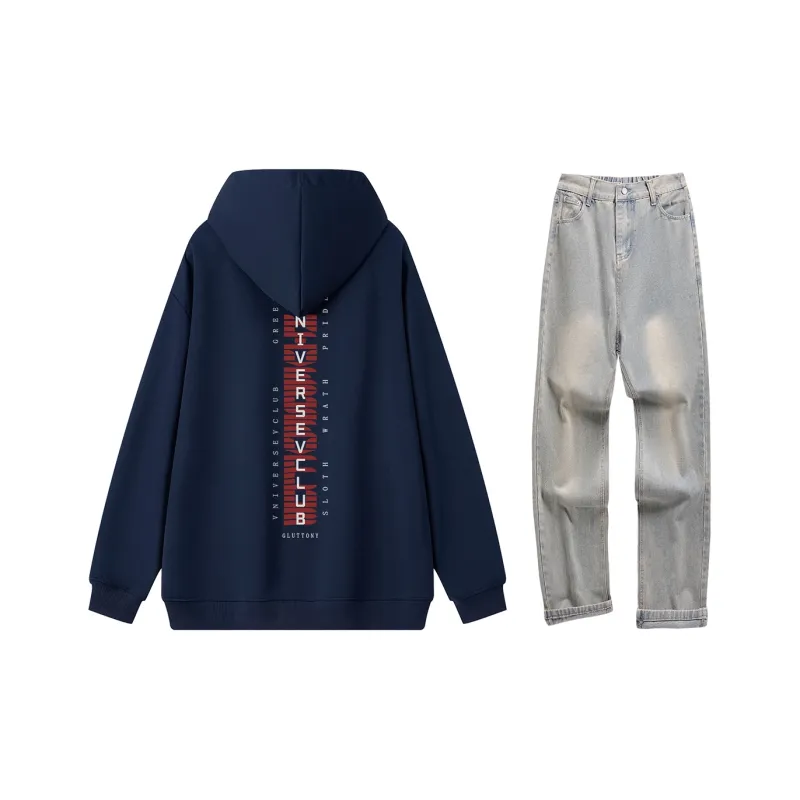 VniVerseVClub Sweatshirt Set Unisex-16