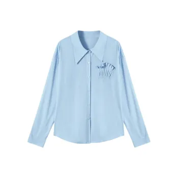C.3000 Shirt Women's Clear Water Blue
