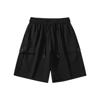 MKZA Casual Shorts Unisex Black