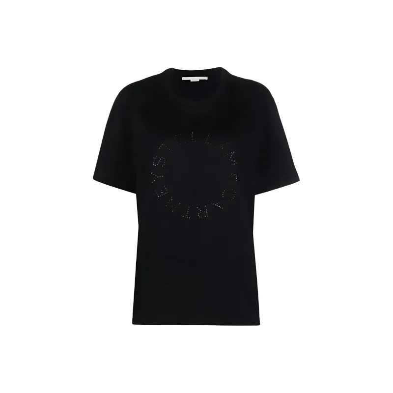Stella McCartney Logo Embellished Crewneck T-Shirt-0