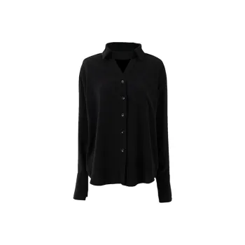 SOON FLOWER Shirt Women's Black