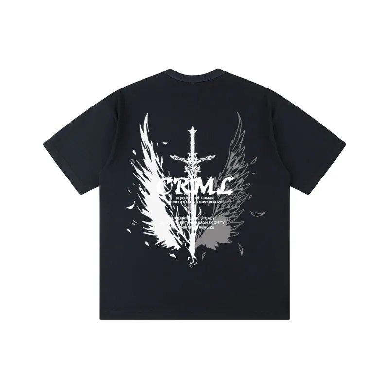 Caramella Drop Shoulder Sleeve T Shirt Unisex-6