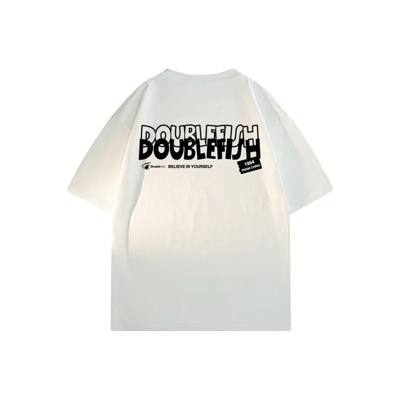DOUBLEFISH Short Sleeved T Shirts Unisex-3