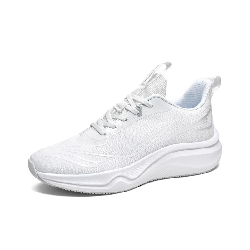 Hicellon Running Shoes Unisex Low Top White-2