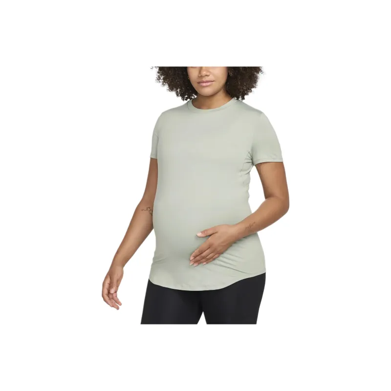 Nike M One Women's Dri-FIT Slim-Fit Short-Sleeve Top Maternity-0