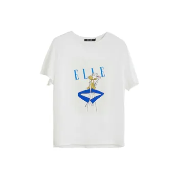 ELLE T Shirts Women's White