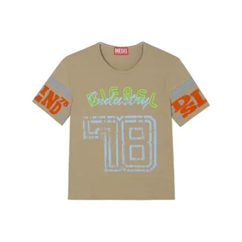 DIESEL Women's T Uncusl T shirt Light Brown