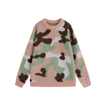 Madgood Sweater Unisex Pink Card Camouflage