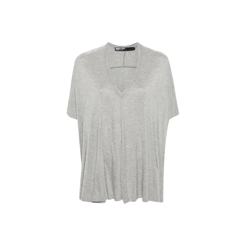 BIMBA Y LOLA SS24 T-Shirt Women's Medium Gray-0