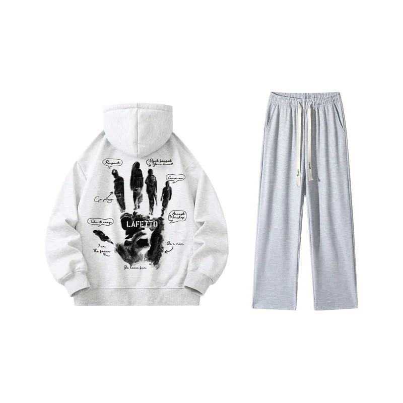 Lafetto Sweatshirt Sets Unisex-15