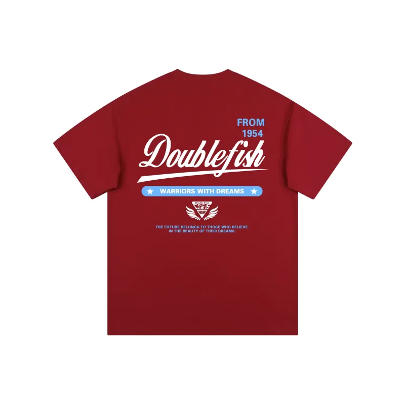DOUBLEFISH Short Sleeved T Shirts Unisex-5