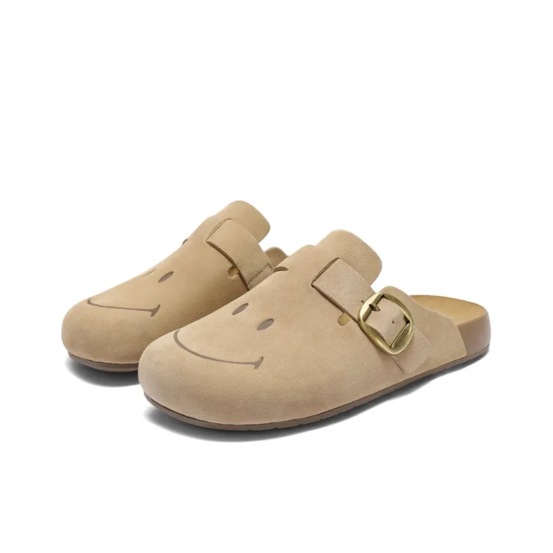 SMILEY x BELLE Abrasion Resistant Slip Resistant Closed Toe Slippers Men's-4