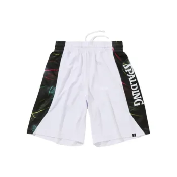 SPALDING Casual Shorts Unisex White