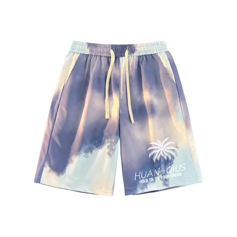 HUANQIU Casual Shorts Unisex-8