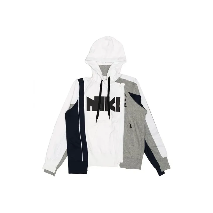 Nike X Sacai Double Zip Hoodie 'Canyon Gold/Obsidian'-0