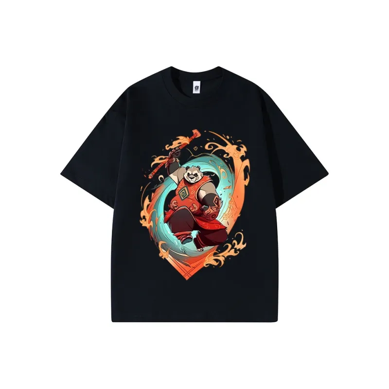 PANDA BASE Short Sleeved T Shirts Women's Solid Color-6