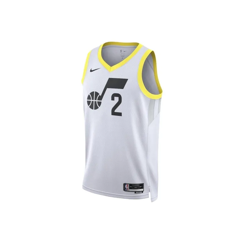 NBA Utah Jazz Nike Association Swingman Basketball Jerseys Unisex White-0