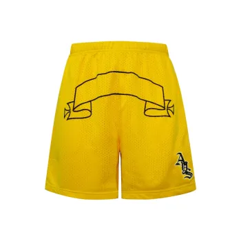 Askyurself Casual Shorts Unisex Yellow