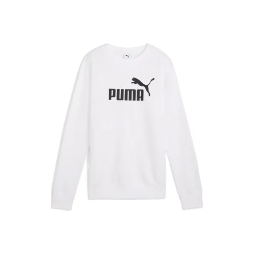 PUMA Suéter De Cuello Redondo Para Mujer Logotipo Essentials No. 1
