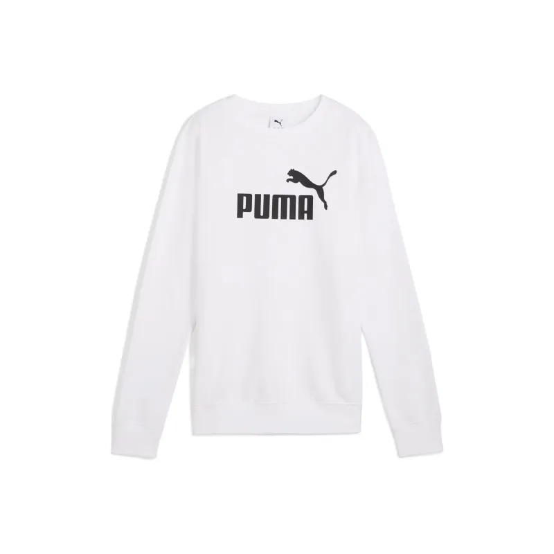 PUMA Suéter De Cuello Redondo Para Mujer Logotipo Essentials No. 1-0