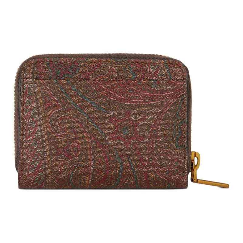 ETRO Paisley Printed Logo Embroidered Coin Holder-1