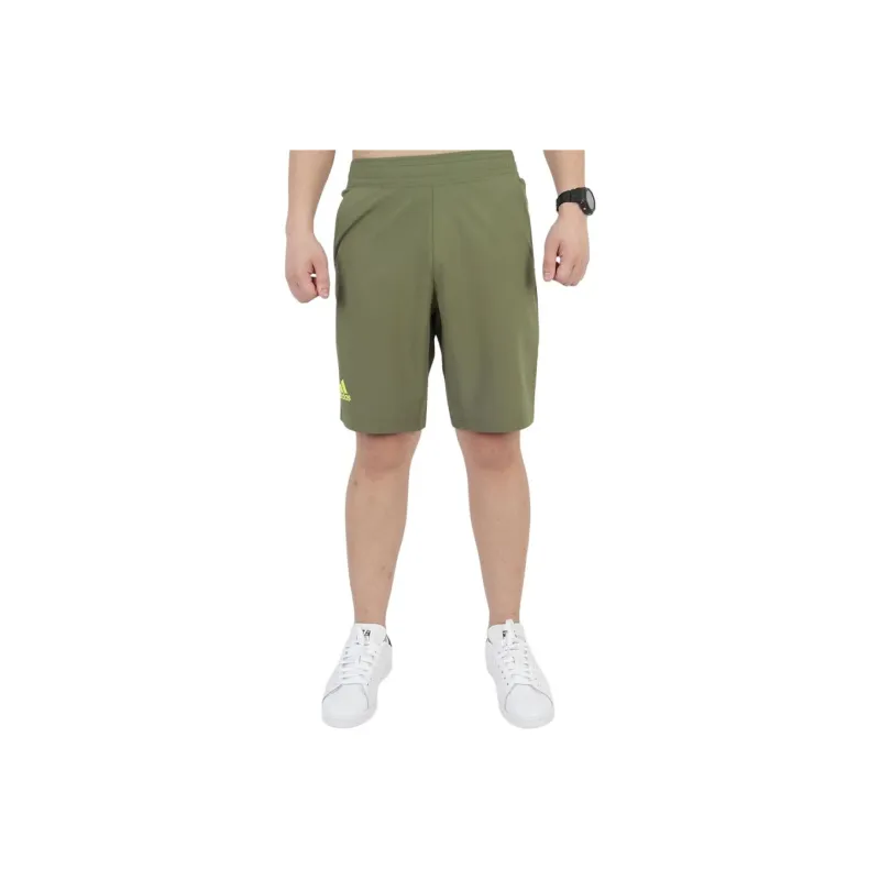 Adidas Tennis Ergo 9 Inch Casual Shorts Men's Army Green-3
