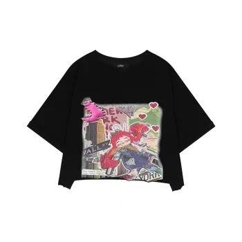 ELF SACK T Shirt Women's Pipi Black