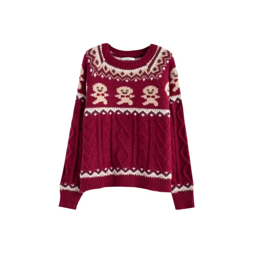 Tonlion Sweater Women's Red Tone